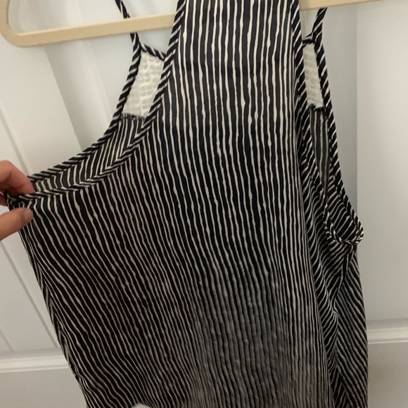 Navy and white striped tank - Picture 3 of 3